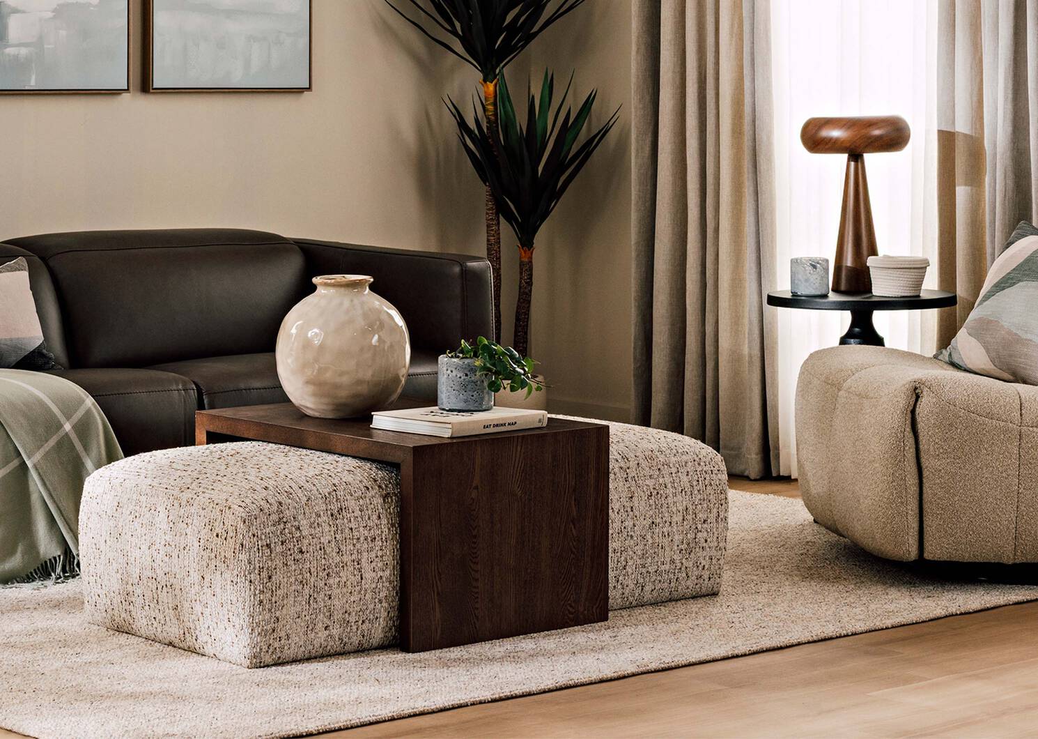 Roz Candle Holder Large Blue