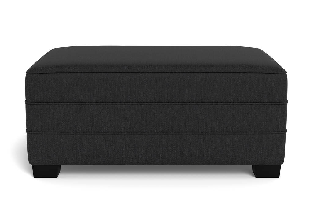 Azure Custom Ottoman 40x26"