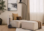 Renard Throw 50x60 Mushroom/Ivory