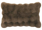 Zoey Faux Fur Pillow 14x24 Mushroom