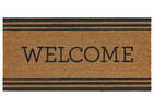 Paillasson avec bordures Welcome naturel