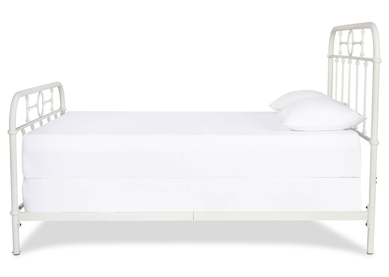 Très grand lit Izadore -blanc