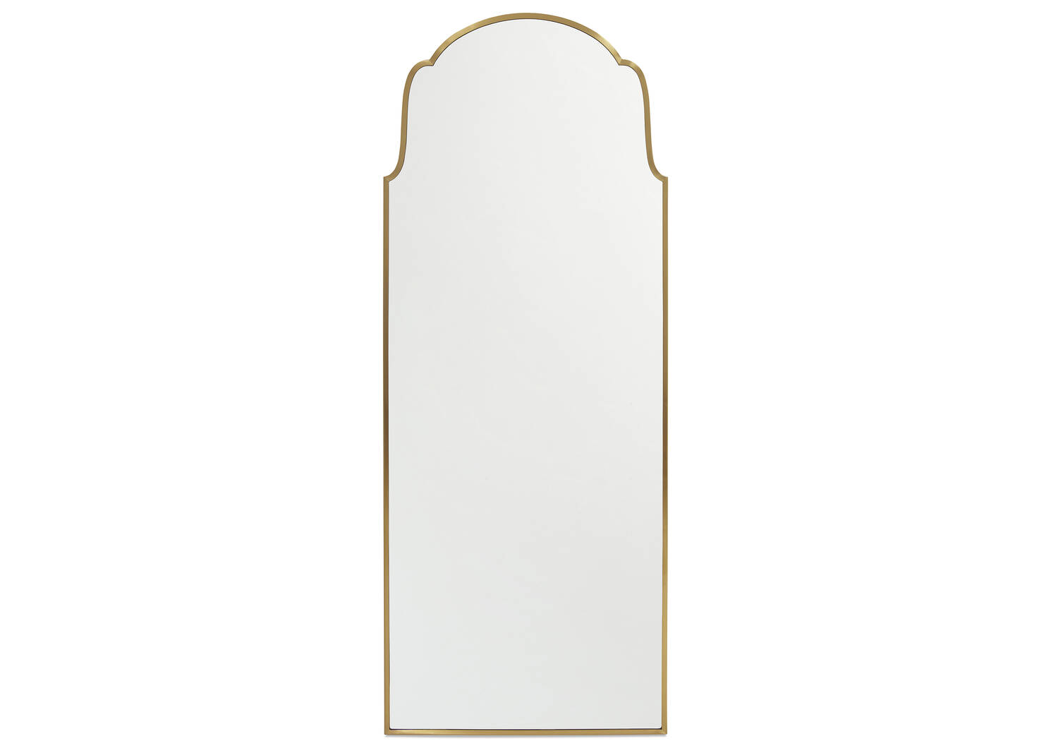 Lillis Leaner Mirror Brass