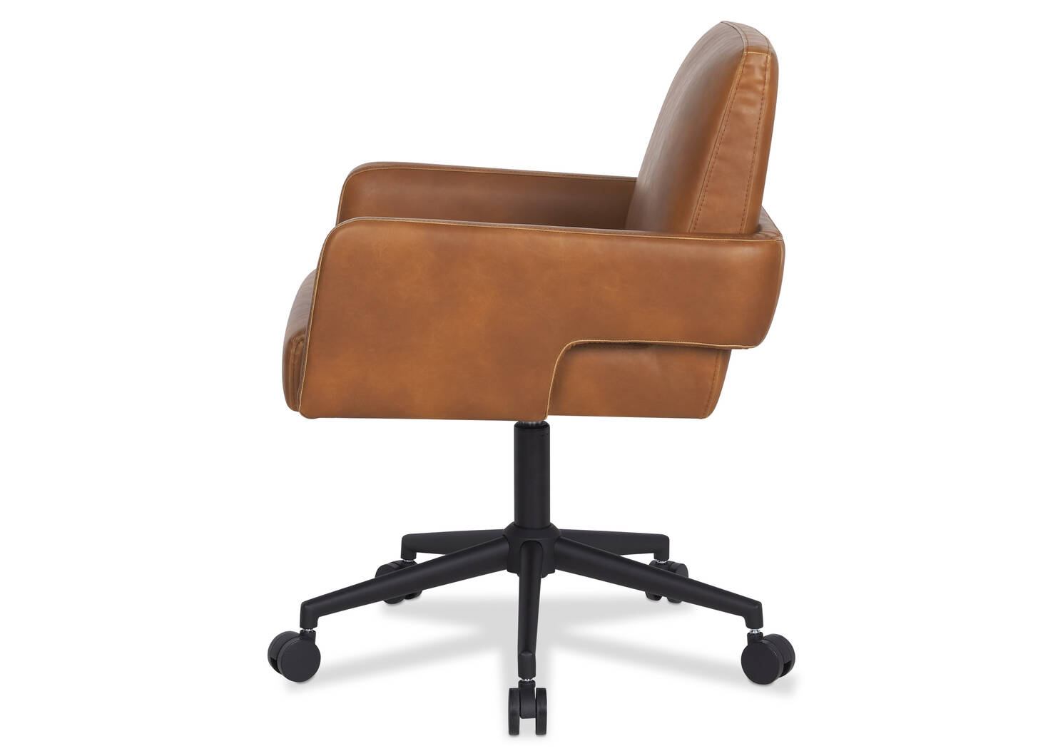 Fauteuil de bureau Roland -Saxton rhum