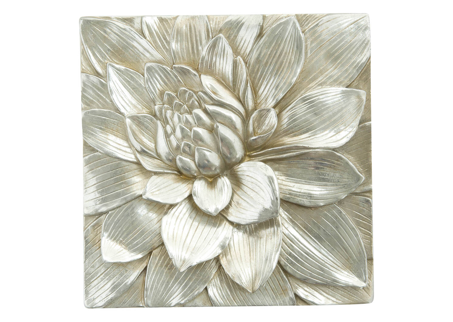 Petalis Large Wall Tile Silver