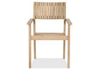 Dario Outdoor Dining Chair -Natural