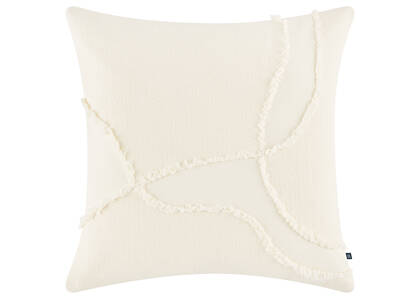Adeline Cotton Pillow 20x20 Ivory
