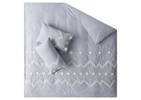 Codie Duvet Set Queen Light Grey