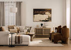Turner Rug 108x144 Natural/Ivory