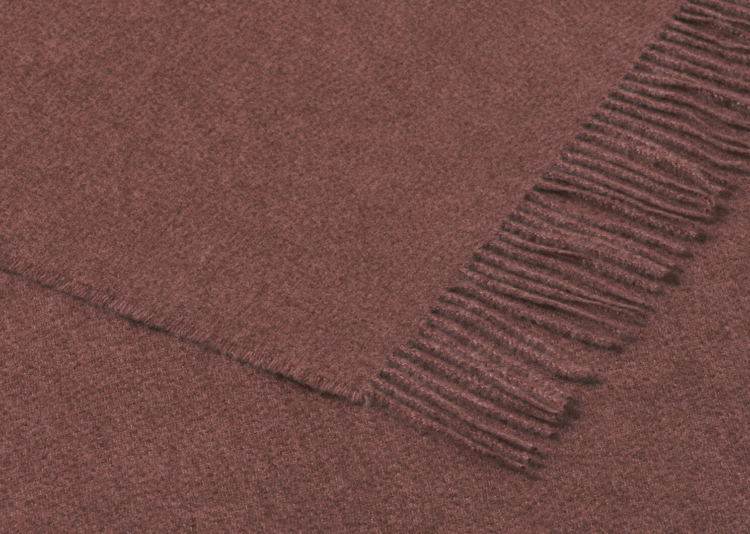 Riddell Melange Throw Bordeaux