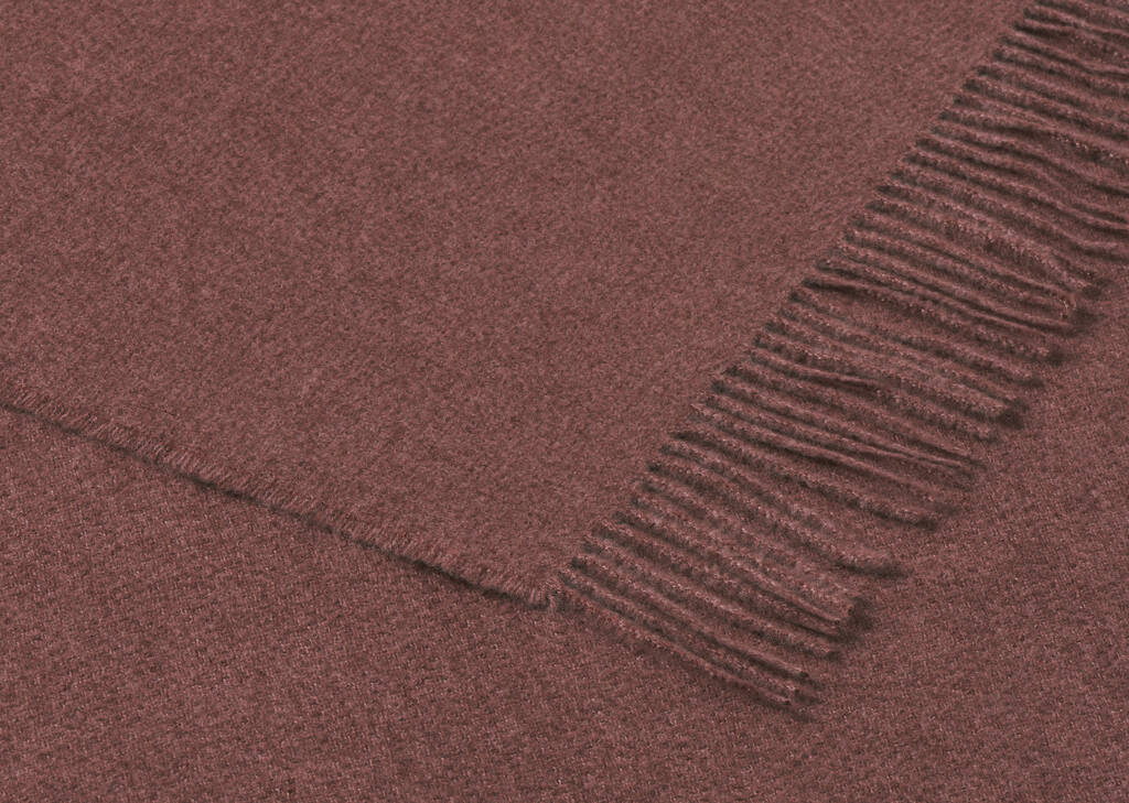 Riddell Melange Throw Bordeaux