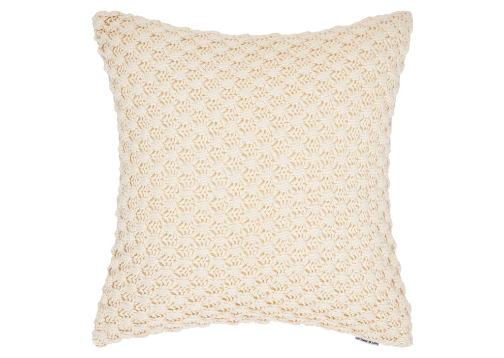 Coussin en coton Ellie 20x20 naturel