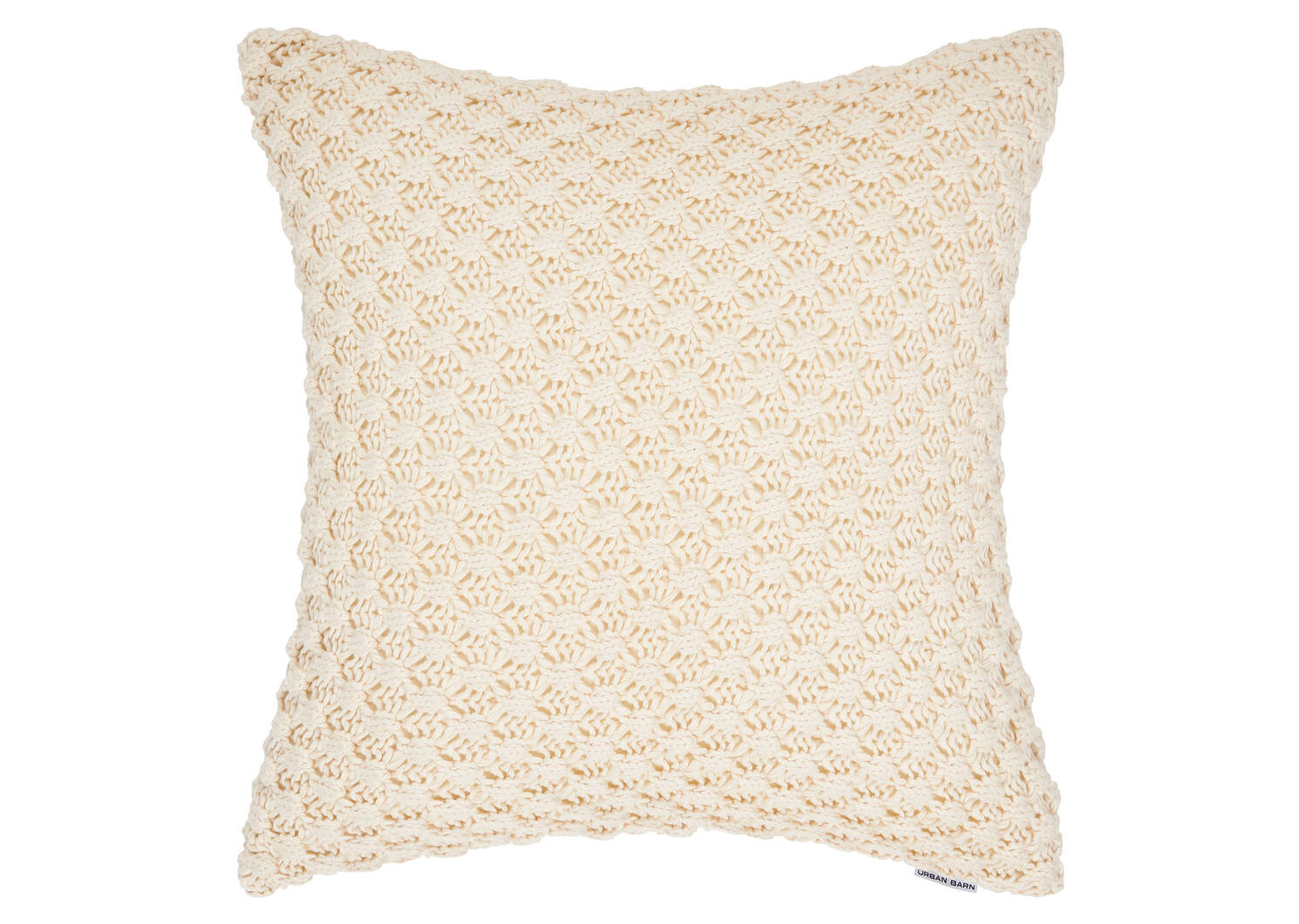 Coussin en coton Ellie 20x20 naturel