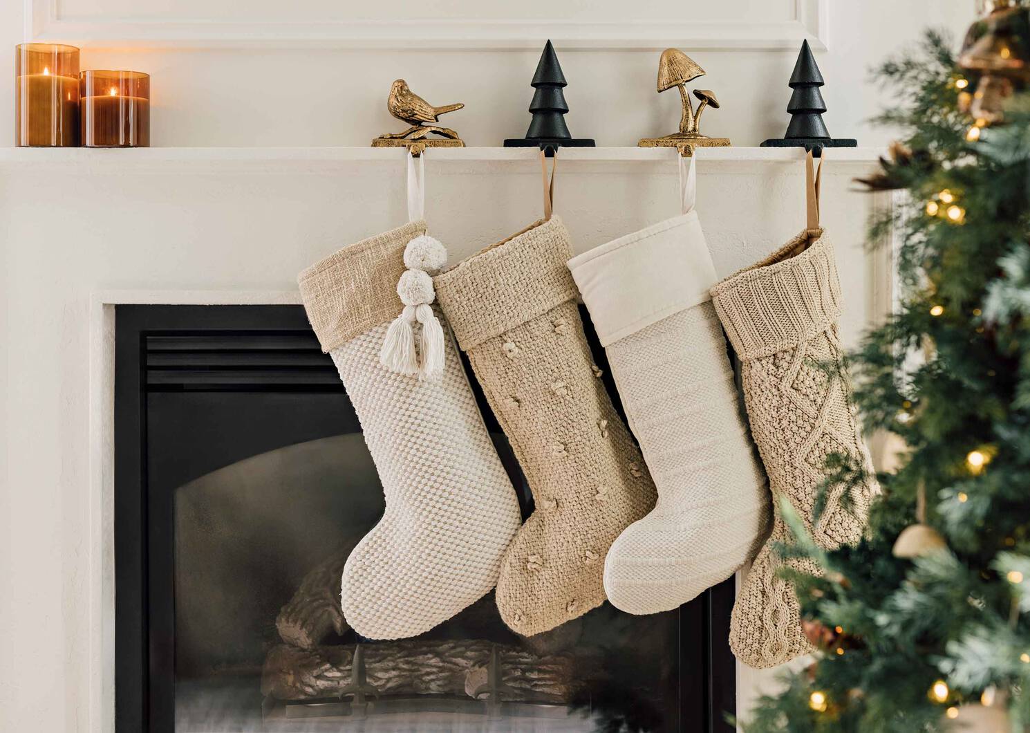 Cari Cotton Stocking Ivory