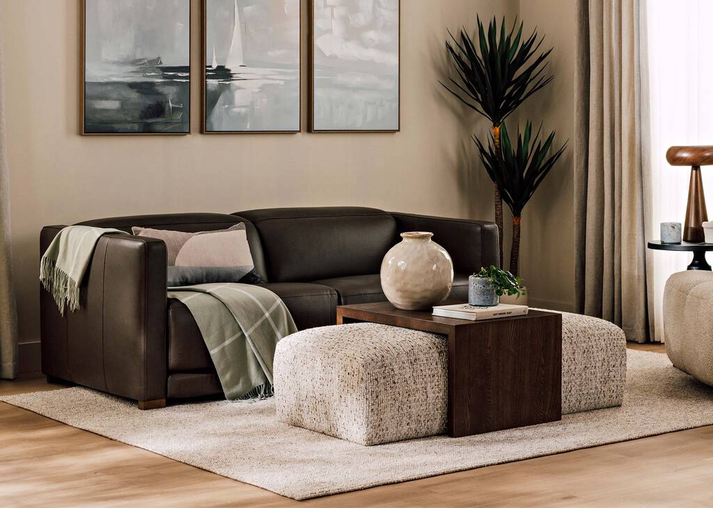 Tapis Alonzo 94x120 terre