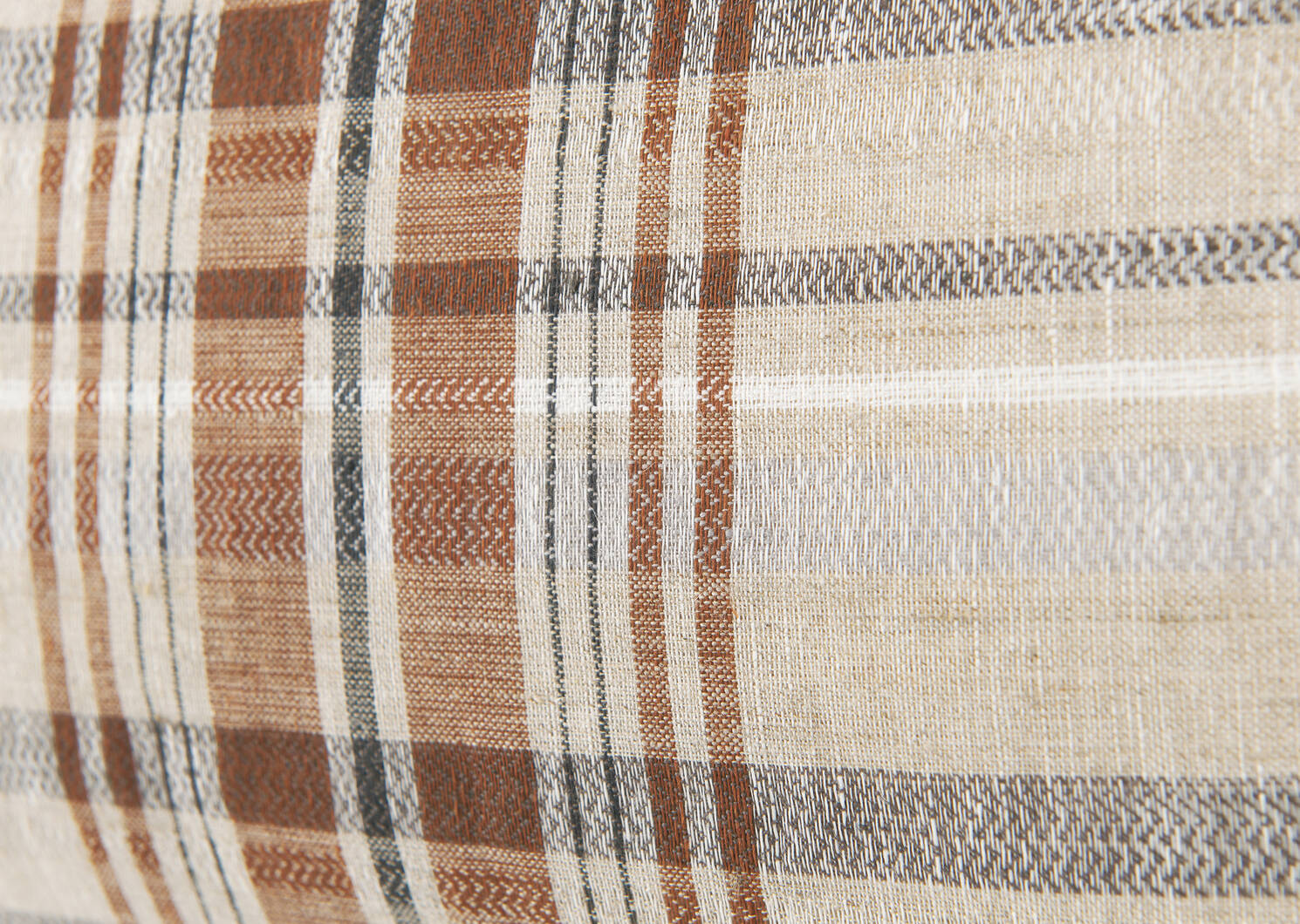 Coussin en lin Conway 12x22 sab/tamarin