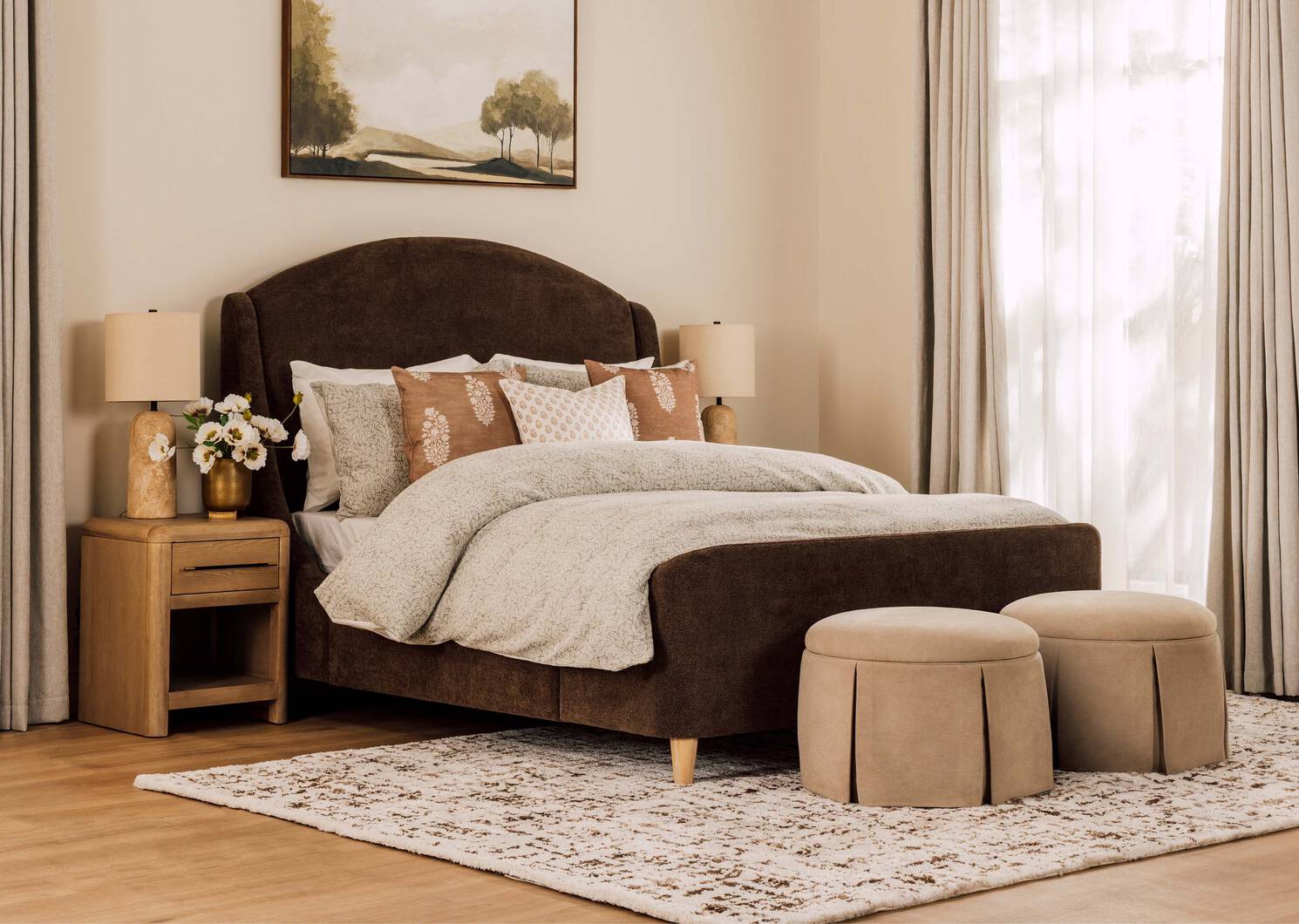 Saracino Bed -Arden Kona, QUEEN