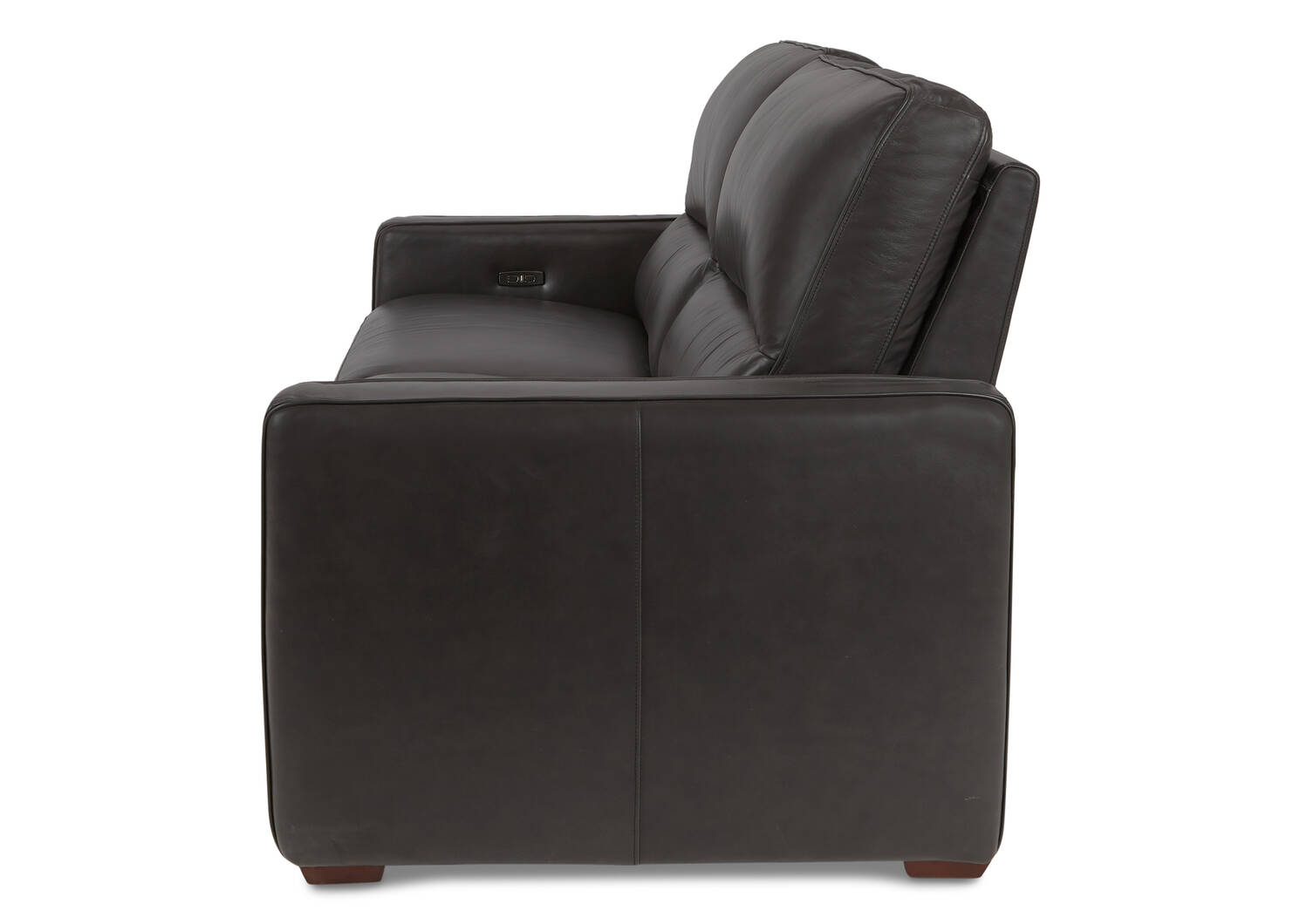 Encore Leather Reclining Sofa -Bram Coal