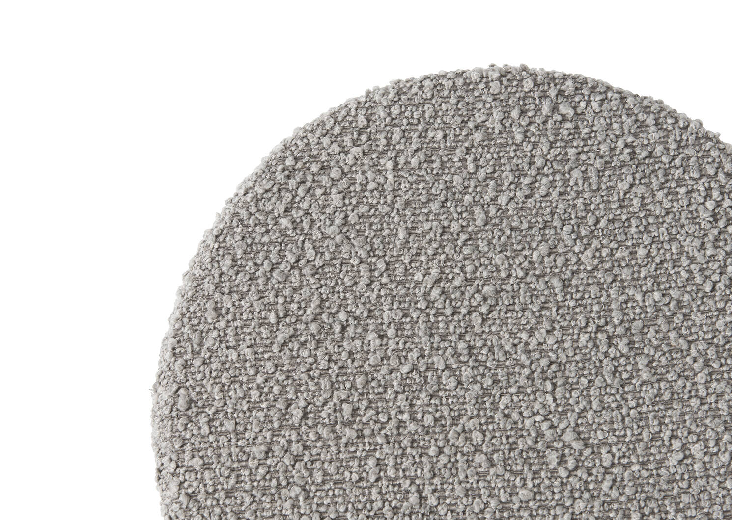 Coussin de siège bouclé Circle gris