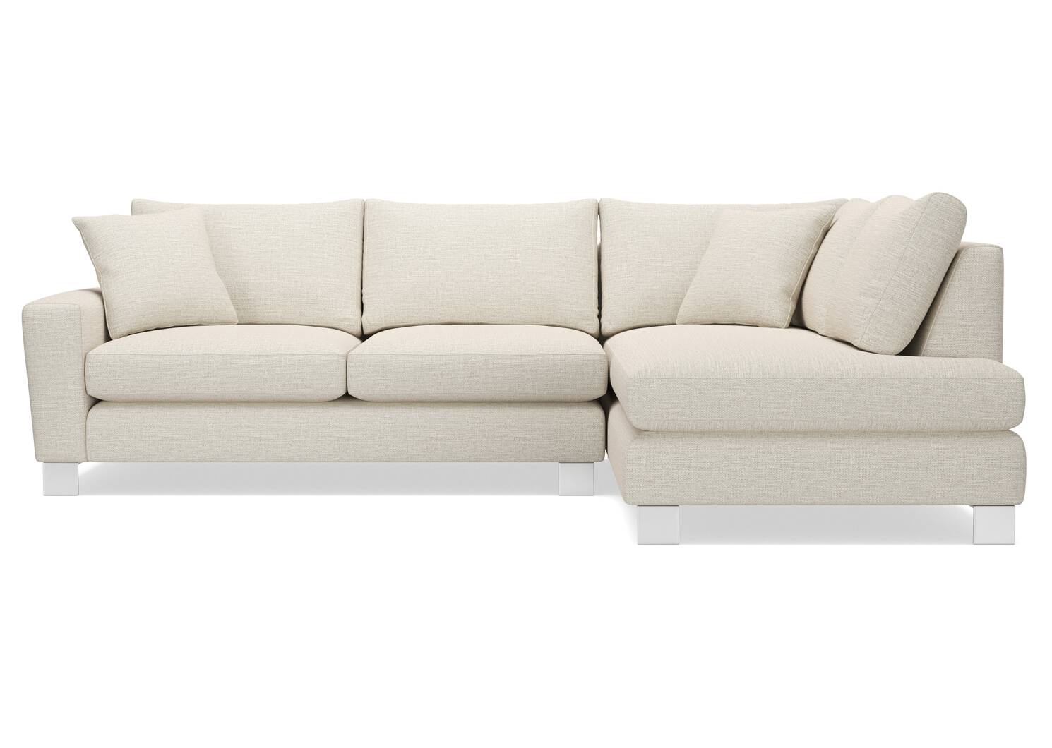 Tribeca Custom Sectional with Chaise Return