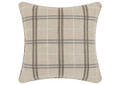 Coussin à carreaux Darcy 20x20 sab/champ