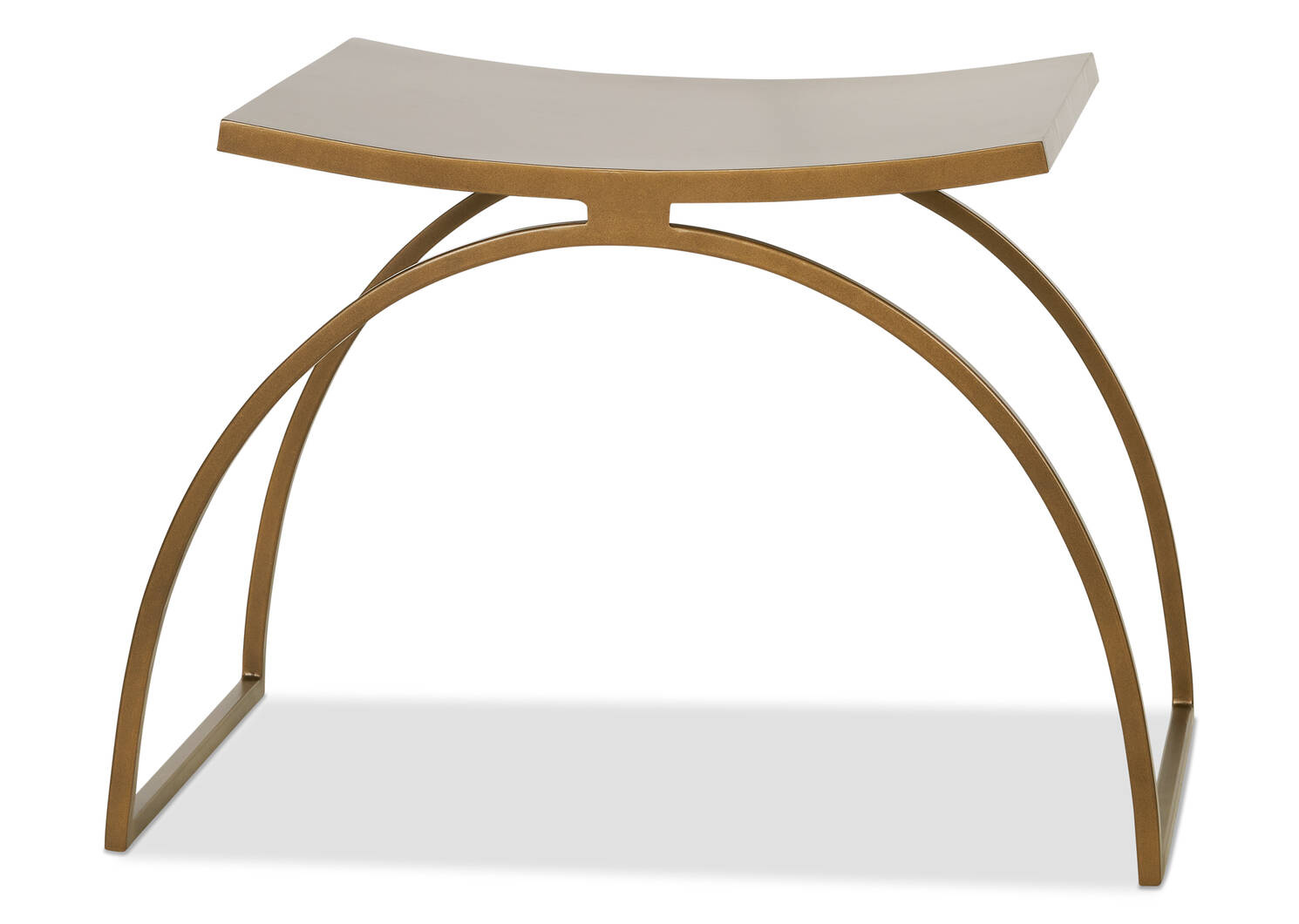 Tabouret en métal Aly Velji -laiton ant.