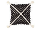 Dishani Toss 20x20 Black/Sand
