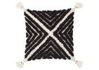 Dishani Toss 20x20 Black/Sand