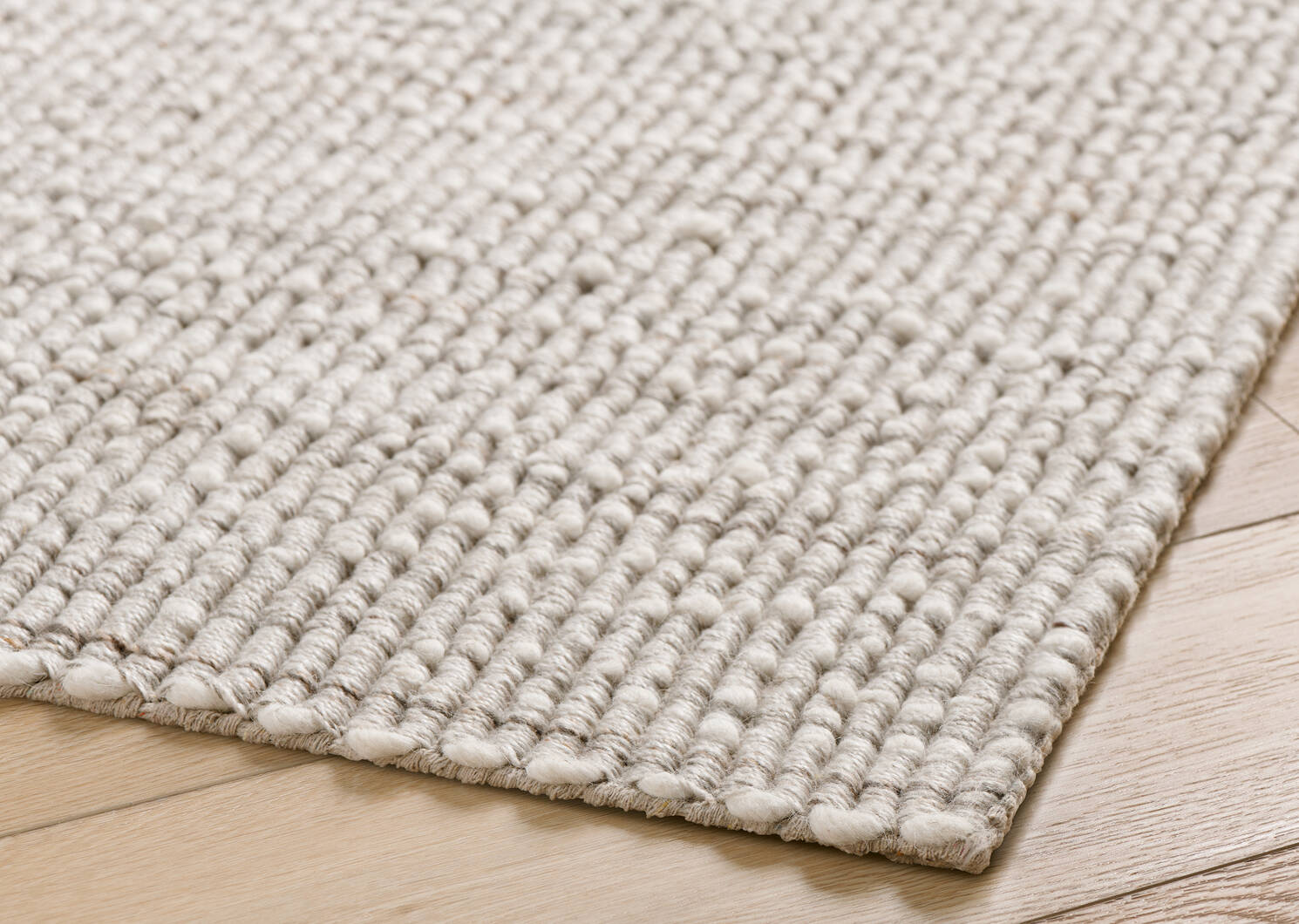 Casis Rug 96x120 Grey/Ivory