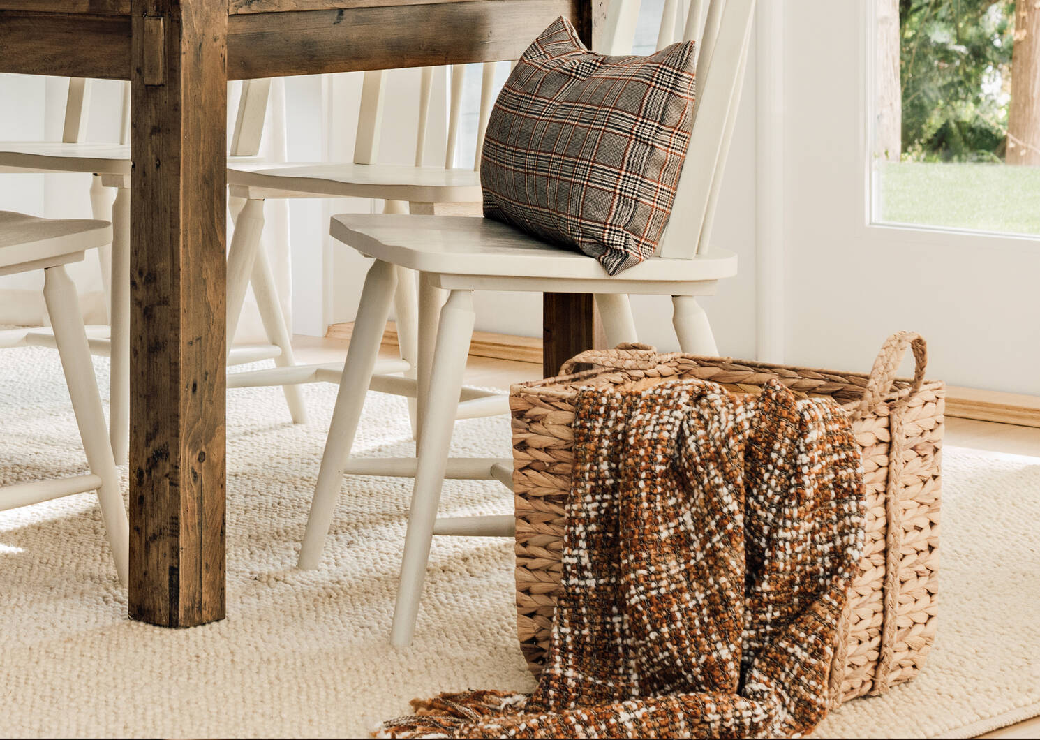 Panier moyen carré Constanza naturel