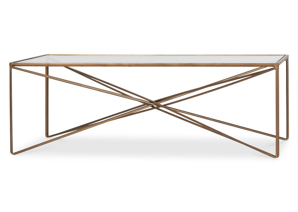 Nebula Coffee Table -Antique Brass