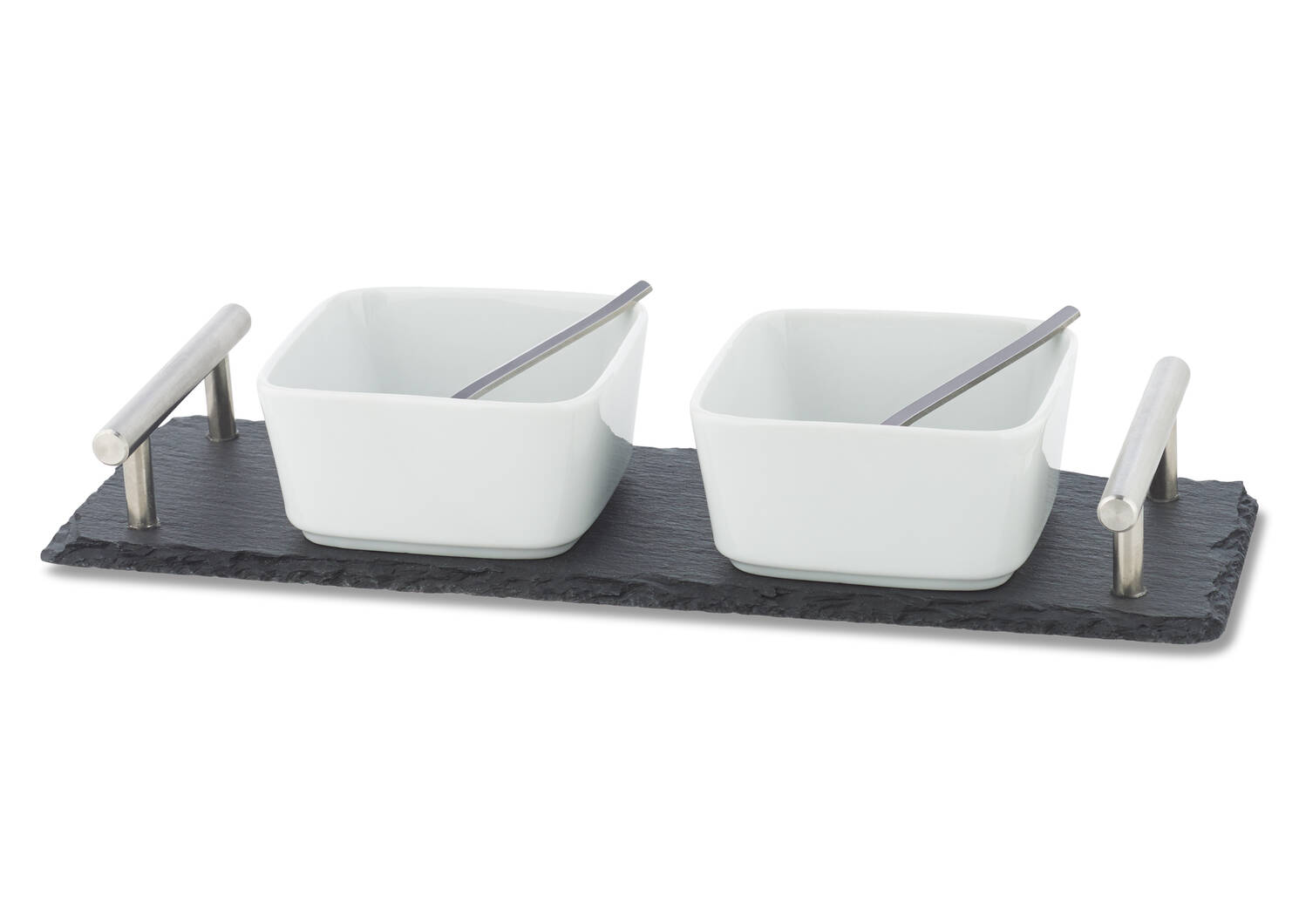 Boca 5pc Tapas Set w/ Sm Tray Nickel