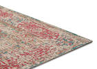 Tapis Azusa 96x120 sable/corail/bleu