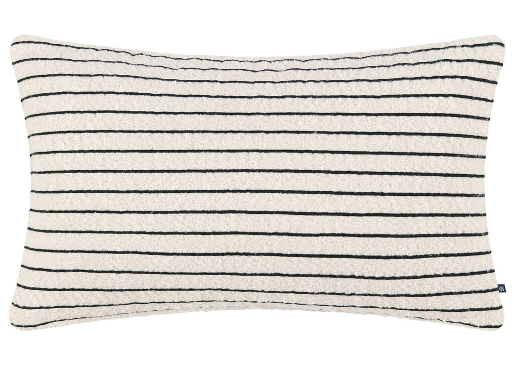 Cole Boucle Striped Pillow 14x24 Iv/B