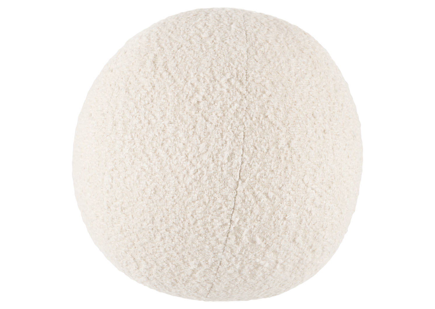 Coussin rond Amelie ivoire