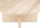 Table basse Bocelli -Lia blond/travertin