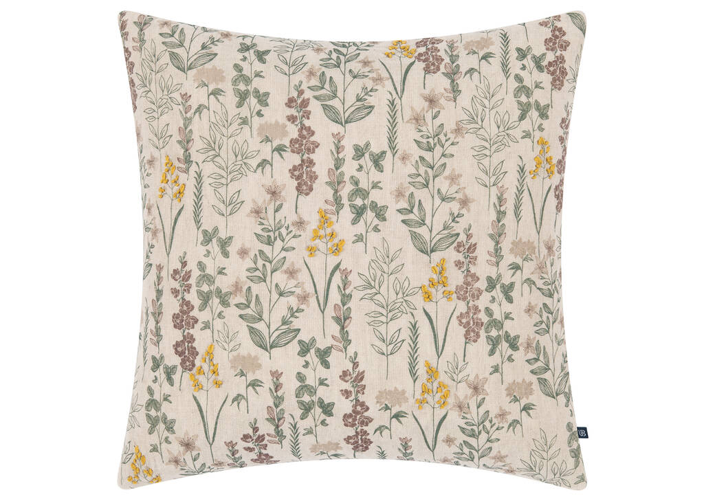 Posie Cotton Floral Pillow 20x20 Multi