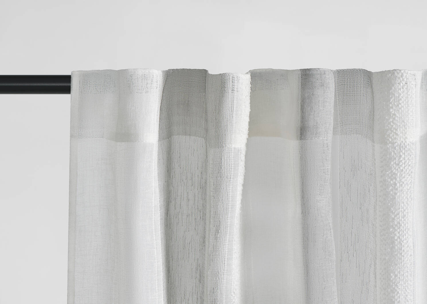 Jocelyn Striped Sheer 96 Ivory/Light