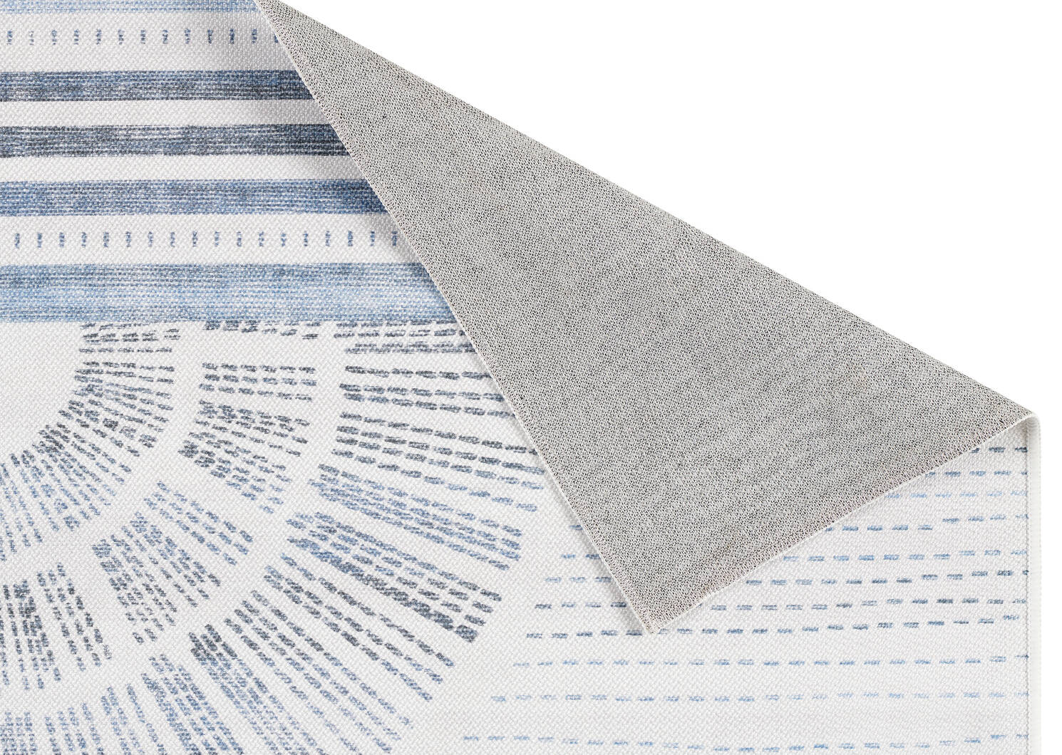 Soleil Outdoor Rug 72x108 Blue/Grey
