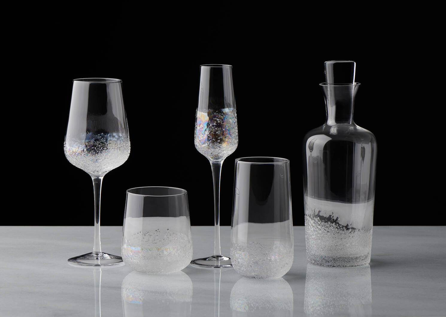 Verre à vin Bliss iridescent