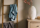 Faux Dried Eucalyptus Branch Pink
