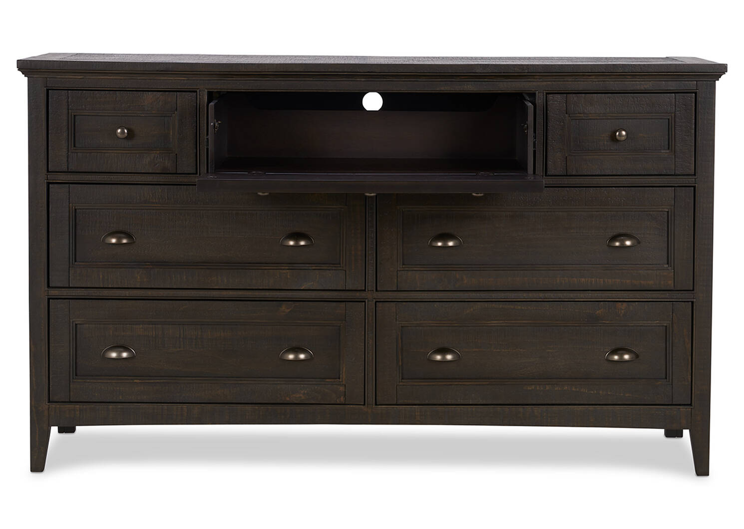 Parker 7 Drawer Dresser -Heron Coal