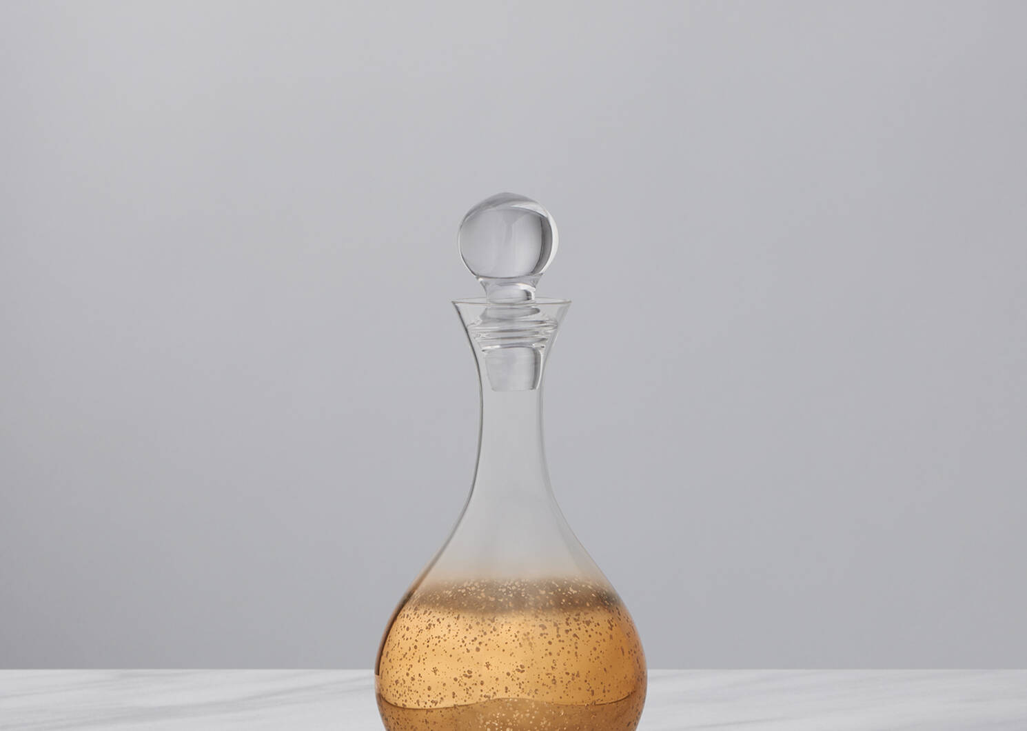 Shimmer Decanter Gold