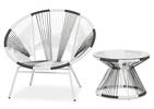 Porto Chair -White/Grey
