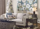 Claus Tree 7ft Pre-lit LED Ombre Grey