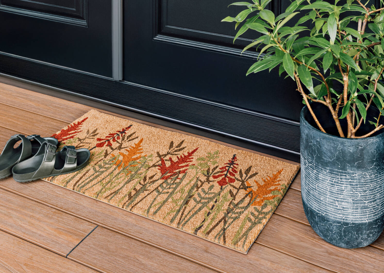 Paillasson Floral naturel