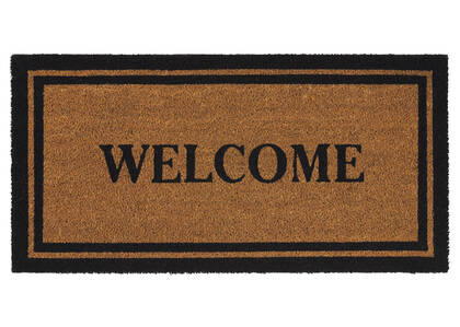 Welcoming Doormat Natural