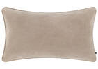 Coussin en velours Daria 14x24 cendré
