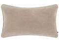 Coussin en velours Daria 14x24 cendré