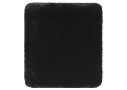 Coussin f. fourrure Cate 14x24 noir